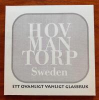Hovmantorps nya glasbruk : ett ovanligt vanligt bruk
