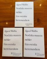Nordiska museets m&ouml;bler fr&aring;n svenska herremanshem. Del 1-3.