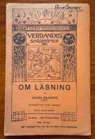 Verdandis sm&aring;skrifter 120.  Om l&auml;sning 