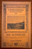 Verdandis sm&aring;skrifter 138. Naturminnesm&auml;rken och naturskydd 