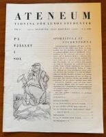 Ateneum nr 2 1933. F&ouml;rsta &aring;rg&aring;ngen