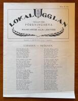 Lokalugglan 1930.  Organ f&ouml;r f&ouml;reningarna vid Malm&ouml; h&ouml;gre allm&auml;nna l&auml;roverk