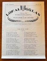 Lokalugglan 1931. Organ f&ouml;r f&ouml;reningarna vid Malm&ouml; h&ouml;gre allm&auml;nna l&auml;roverk