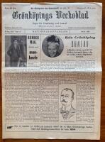 Gr&ouml;nk&ouml;pings veckoblad nr 2 1954