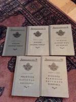 Medborgarens bok 1. 2,  4 6 och nr 1 sammanst&auml;llning