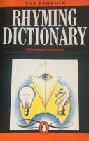 The Penguin Rhyming dictionary