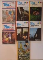 7 st FEM-b&ouml;ker. Fem och Sj&ouml;r&ouml;varna, Fem F&ouml;ljer ett sp&aring;r,Fem p&aring; mystiska heden, Fem befriar flygarna, Fem p&aring; tjuvjakt, Fem p&aring; smugglarjakt, Fem i fara.
