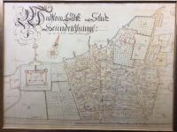 Wadstena slott och stadskarta