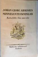 Johan Georg Arsenius minnesanteckningar.