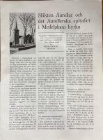 Sl&auml;kten Aureller och det Aurellerska epitafiet i Medelplana kyrka