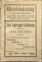 Rikstelefonkatalog Dalarna 1904