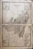 Karta &ouml;fver Skaraborgs l&auml;n. 1845