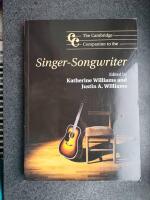 The Cambridge companion to the singer-songwriter