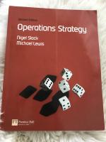 Operations strategy