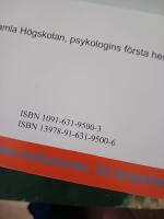 Ett &auml;mne blir till : psykologi i G&ouml;teborg - en kort historia med ett l&aring;ngt f&ouml;rflutet, 1956-2006