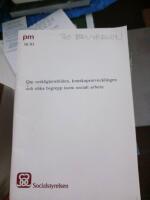 Om verklighetsbilden, kunskapsutvecklingen och olika begrepp inom socialt arbete. Socialstyrelsen PM 58/83. Vejde, O. m. fl. 