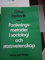 Forskningsmetoder i sociologi och statsvetenskap