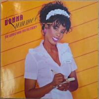 She works hard for the money