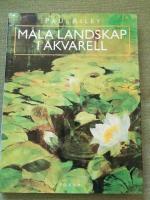M&aring;la landskap i akvarell