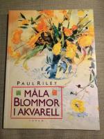 M&aring;la blommor i akvarell