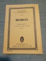 Str&aring;kkvartett / String Quartet. f-moll