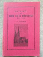 Matrikel &ouml;ver Skara Stifts pr&auml;sterskap &aring;r 1926