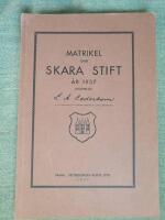 Matrikel &ouml;ver Skara Stifts pr&auml;sterskap &aring;r 1937