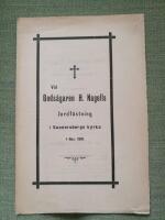 Vid Gods&auml;garen H. Nagells Jordf&auml;stning i Sunnersbergs kyrka 1 nov. 1901 (2 ex.)