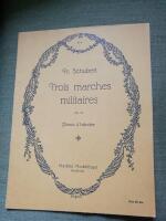 Trois Marches militaires. Piano 4 h&auml;nder