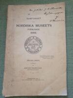 Samfundet f&ouml;r Nordiska Museets fr&auml;mjande 1889. Meddelanden