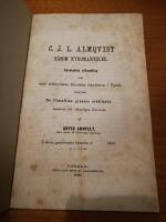 C. J. L. Almqvist s&aring;som nyromantiker