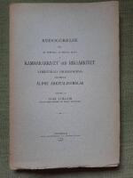 Redog&ouml;relse f&ouml;r p&aring; uppdrag av Kungl. Maj:t i Kammararkivet och Riksarkivet verkst&auml;lld unders&ouml;kning ang&aring;ende &auml;ldre arkivarieomslag