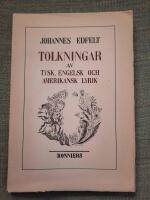Tolkningar av tysk engelsk och amerikansk lyrik