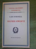 Sigfrid Siwertz - intr&auml;destal i Svenska akademien