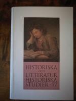 Historiska och litteraturhistoriska studier 77
