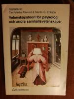Vetenskapsteori f&ouml;r psykologi och andra samh&auml;llsvetenskaper