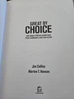 Great by Choice : hur n&aring;gra f&ouml;retag blomstrar trots os&auml;kerhet, kaos och (o)tu