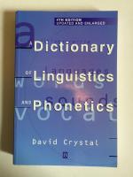 A Dictionary of Linguistics and Phonetics