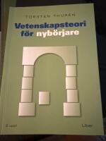Vetenskapsteori f&ouml;r nyb&ouml;rjare