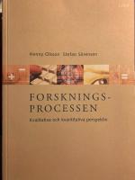 Forskningsprocessen - Kvalitativa och kvantitativa perspektiv