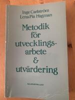 Metodik f&ouml;r utvecklingsarbete & utv&auml;rdering