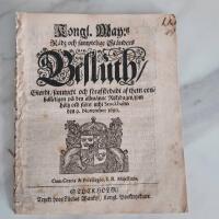 Kongl.may:ts r&aring;ds och samptelige st&auml;nders besluth .... Stockholm den 9 November 1686