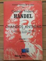 Kalmus Miniature Scores 1329 George Frideric Handel Chandos Anthems