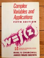 Complex variables and applications