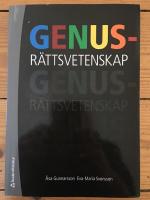Genusr&auml;ttsvetenskap