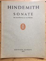 Sonate f&uuml;r zwei Klaviere zu vier H&auml;nden