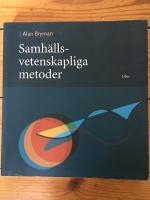 Samh&auml;llsvetenskapliga metoder