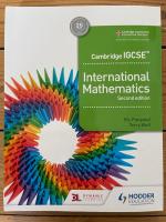 Cambridge IGCSE International Mathematics 2nd edition