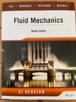 Fluid Mechanics, 9th Edition SI Version