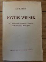 Pontus Wikner. En studie av hans religionsfilosofiska och teologiska &aring;sk&aring;dning.